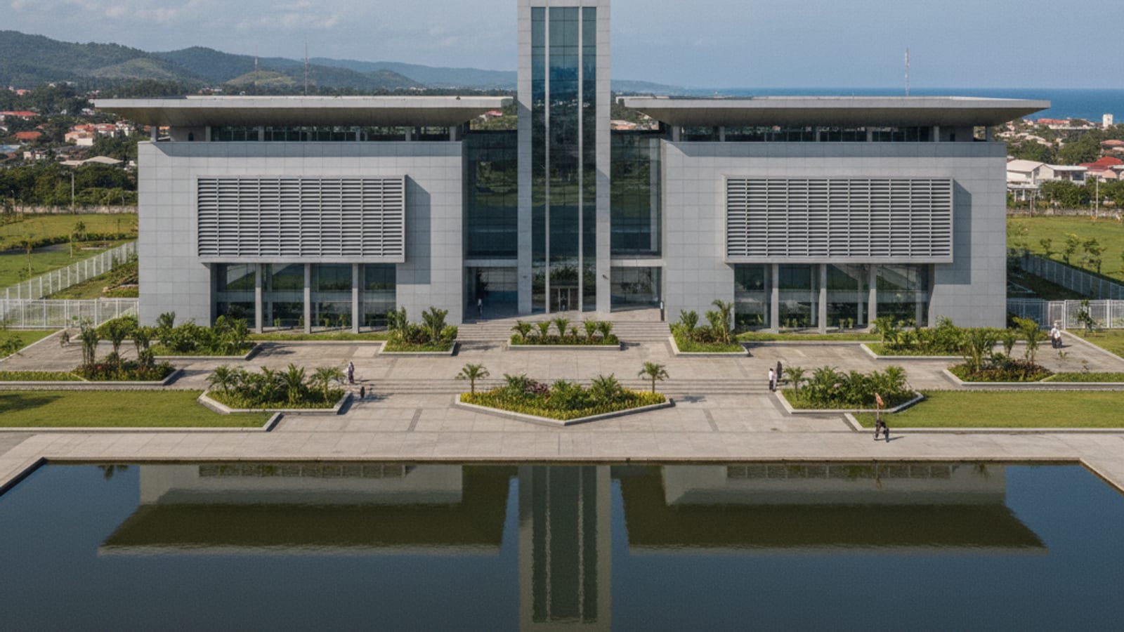 Exterior of a modern government building in Dili, symbolizing public administration and regulatory reform.